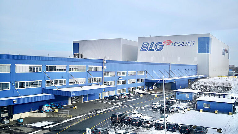 Der Standort Neustädter Hafen von BLG LOGISTICS in Bremen.