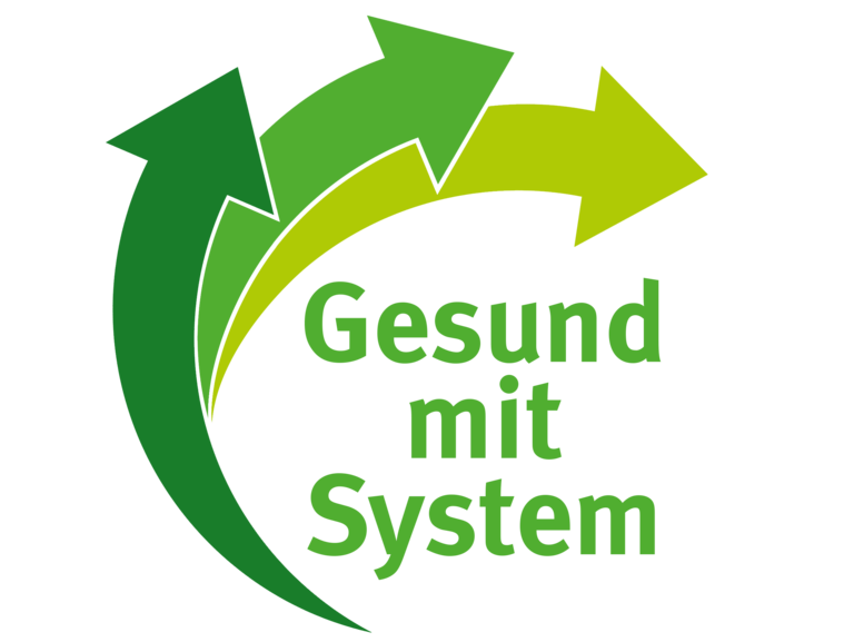 Logo Gütesiegel "Gesund mit System"