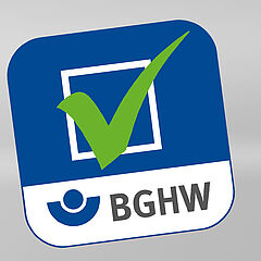 Logo GBO Logo der Gefährdungsbeurteilung Online (GBO) der BGHW