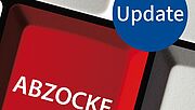 Symbolbild für Betrugsmaschen im Internet - ergänzt um den Störer "Update"