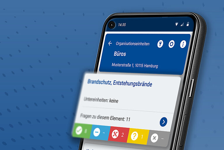 Bildschirmansicht der GBO mobile auf dem Smartphone.