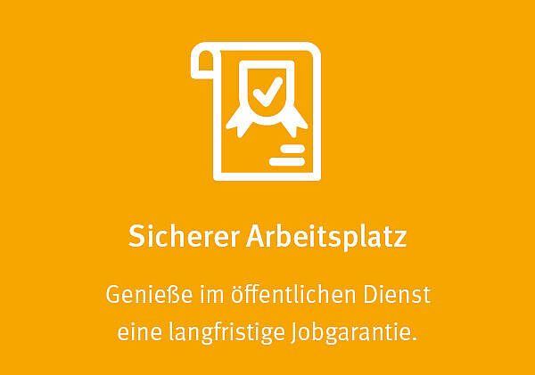 Genieße im öffentlichen Dienst eine langfristige Jobgarantie