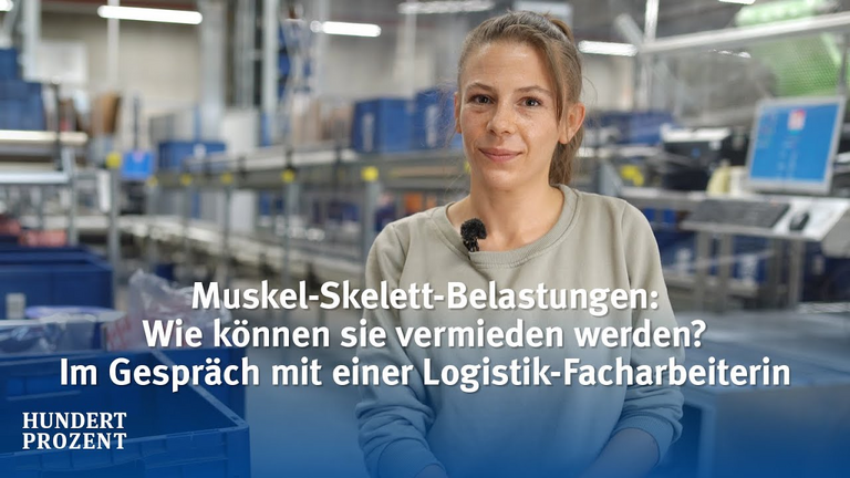 Video über das Arbeiten an einem manuellen Packtisch 