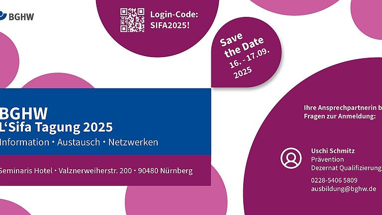 Terminhinweis für die L’Sifa-Fachtagung am 16. und 17. September 2025 in Nürnberg