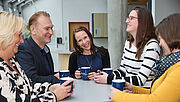 Ein Team der Regionaldirektion Ost in Gera bei der Kaffeepause